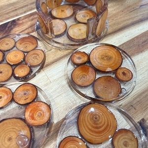 Gorgeous Handmade Coaster Set! This was super fun to make.